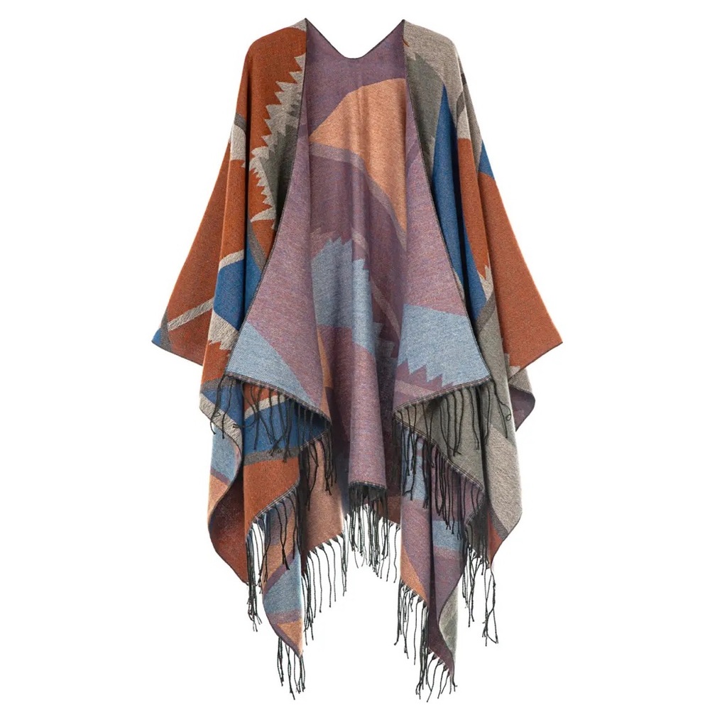 Orange Hues Shawl